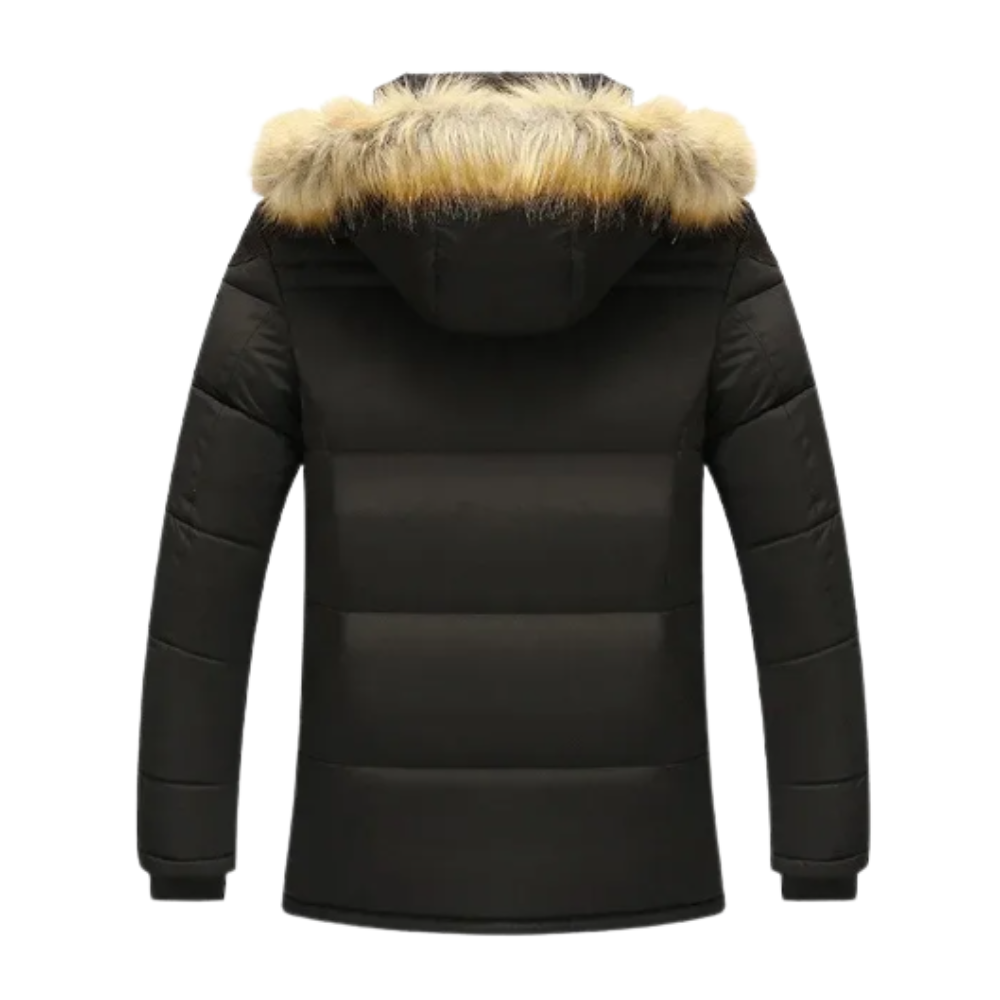 Stilvolle, gefütterte Fleece-Winterjacke