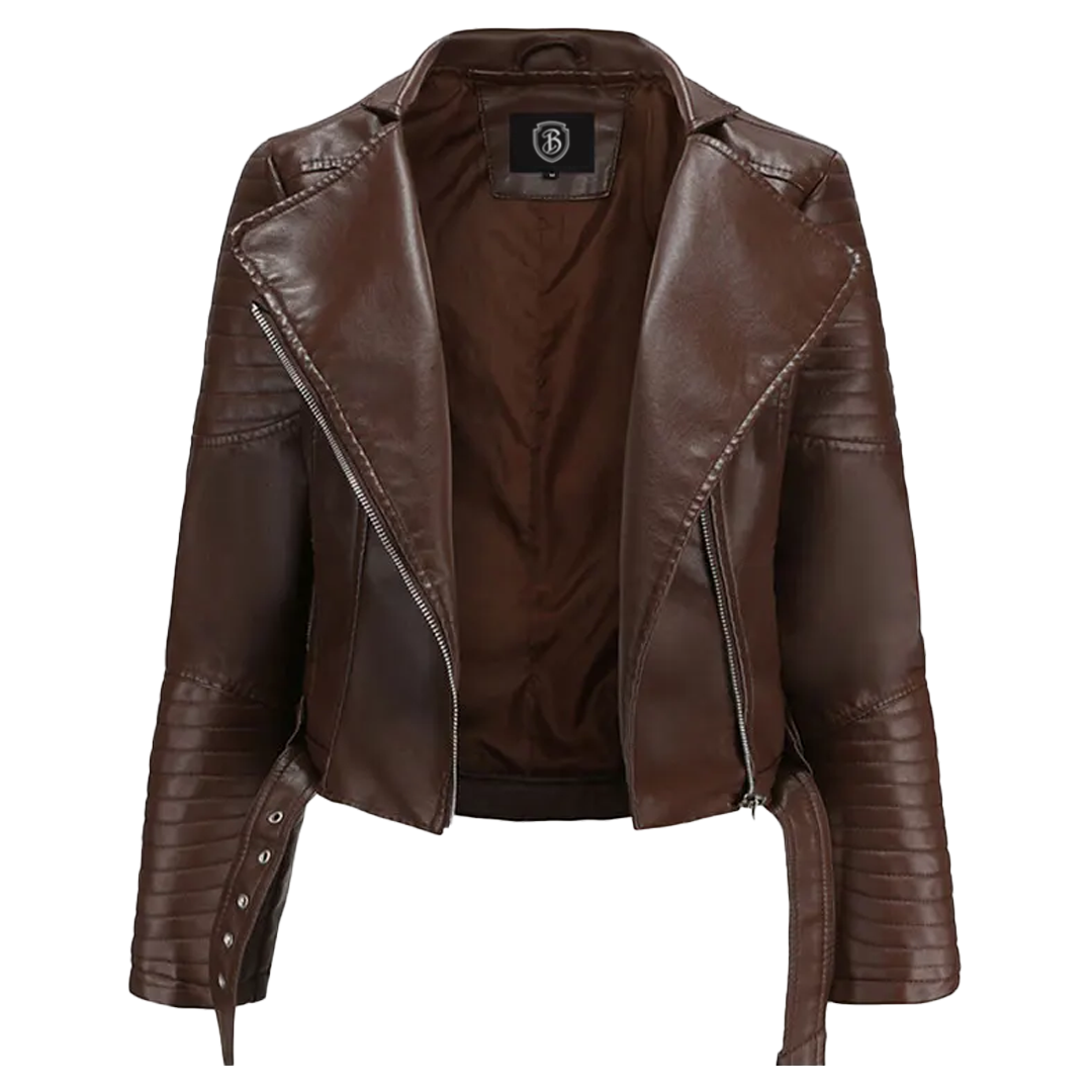 Lyric® handgefertigte italienische Lederjacke