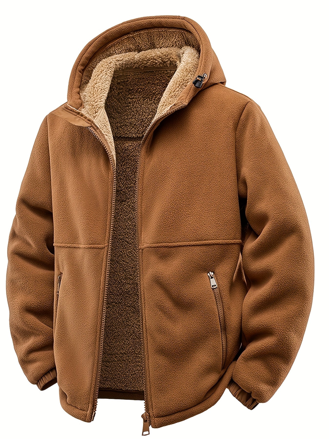 Tjörven – Gefütterte Fleecejacke mit Kapuze