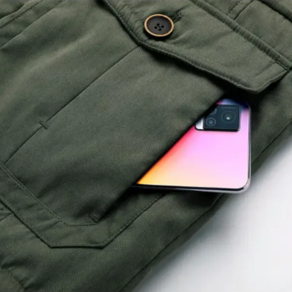 Stilvolle, gefütterte Outdoorjacke