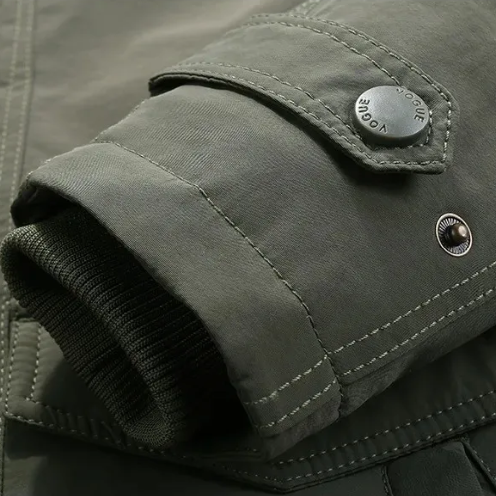 Stilvolle, gefütterte Winterjacke