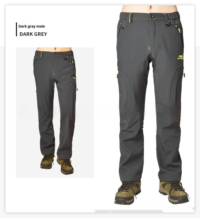 Unisex wasserdichte, warme und lockere Wanderhose