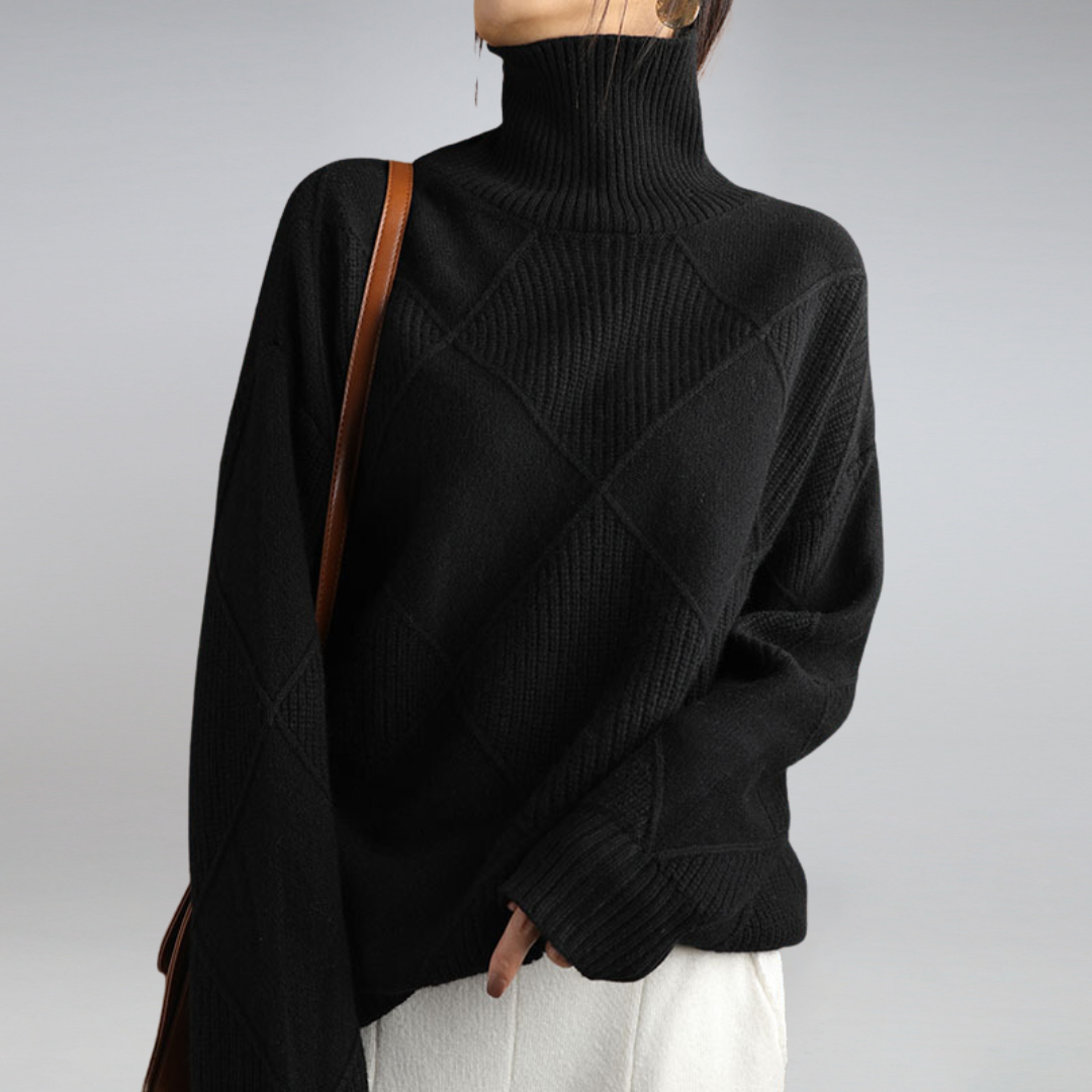 Adelle - Bequemer Rollkragenpullover