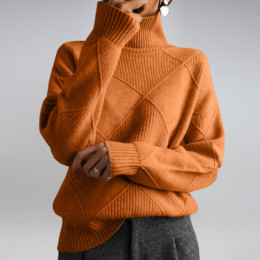 Adelle - Bequemer Rollkragenpullover