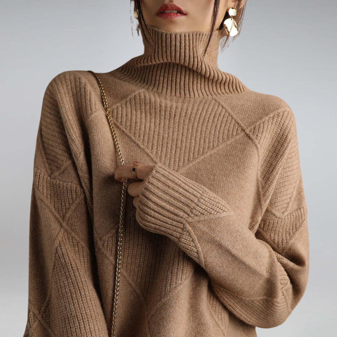 Adelle - Bequemer Rollkragenpullover