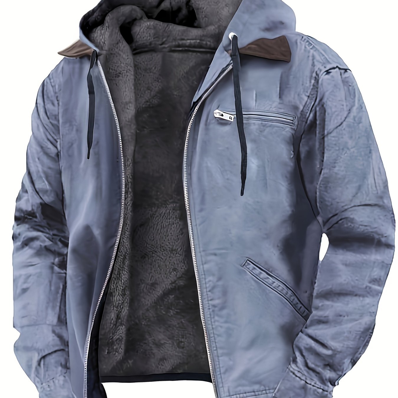 Eirik – Gefütterte Kapuzenjacke mit Reißverschluss