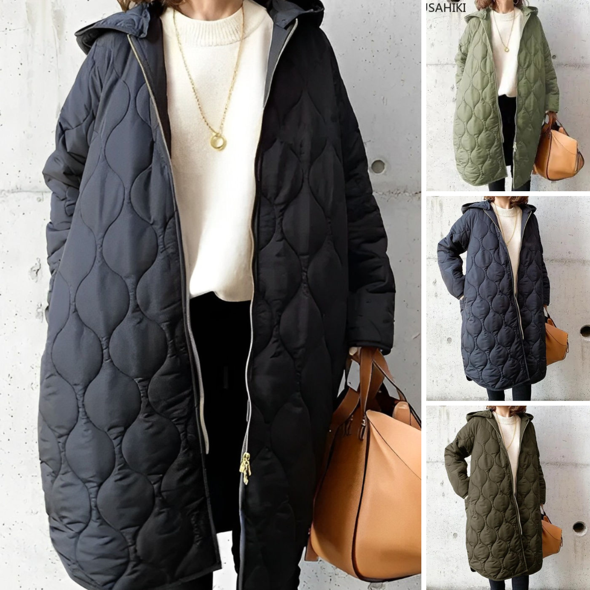 PRISCILLA™ | PARKA MIT KAPUZE UND PFLEGLICHEN DETAILS