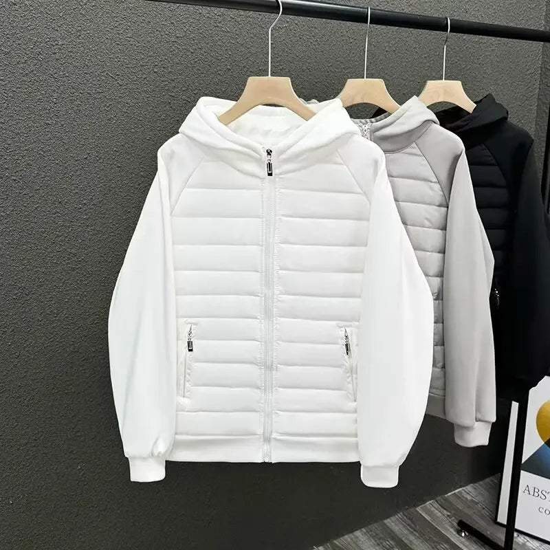 Stilvolle Baumwoll-Steppjacke