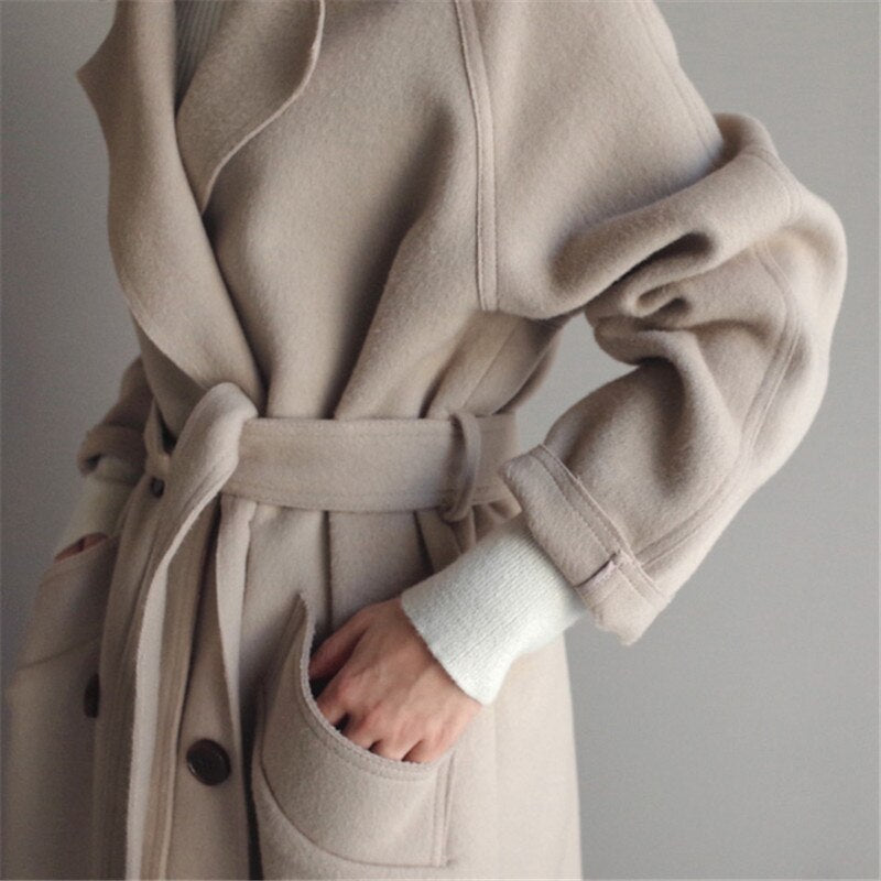 LYRA - DAMEN-TRENCH AUS WOLLE
