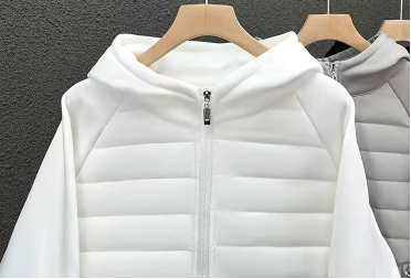 Stilvolle Baumwoll-Steppjacke