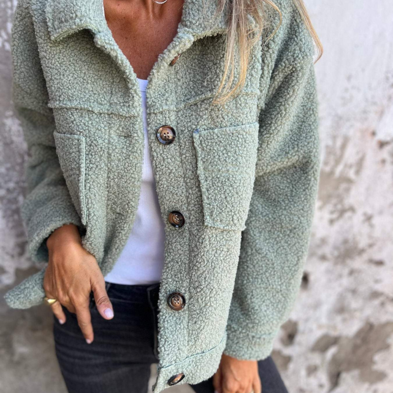 Annie | Modische Jacke aus weichem Stoff