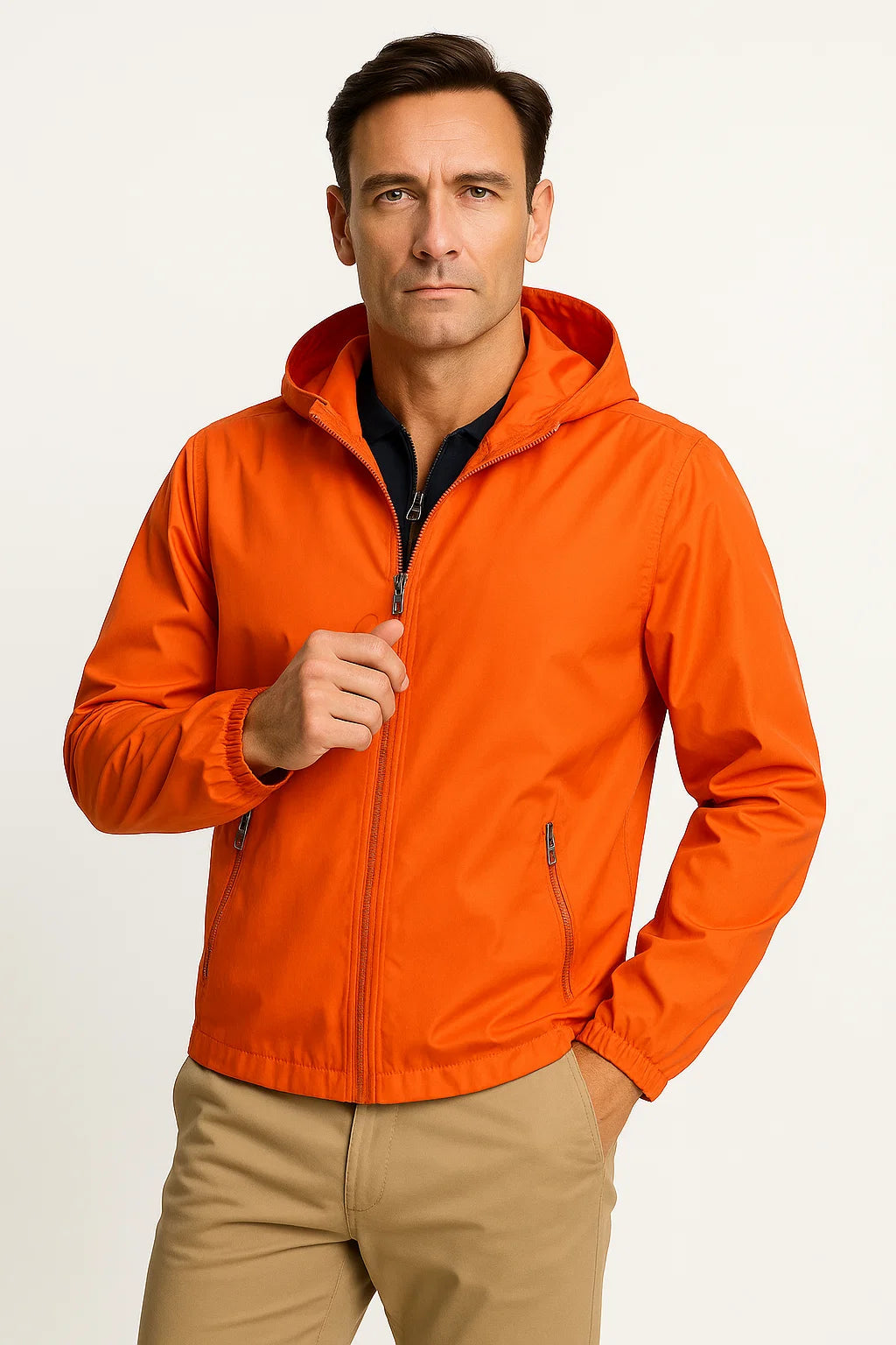 Herren Leichte Wasserdichte Jacke Atmungsaktives Vielseitiges Design