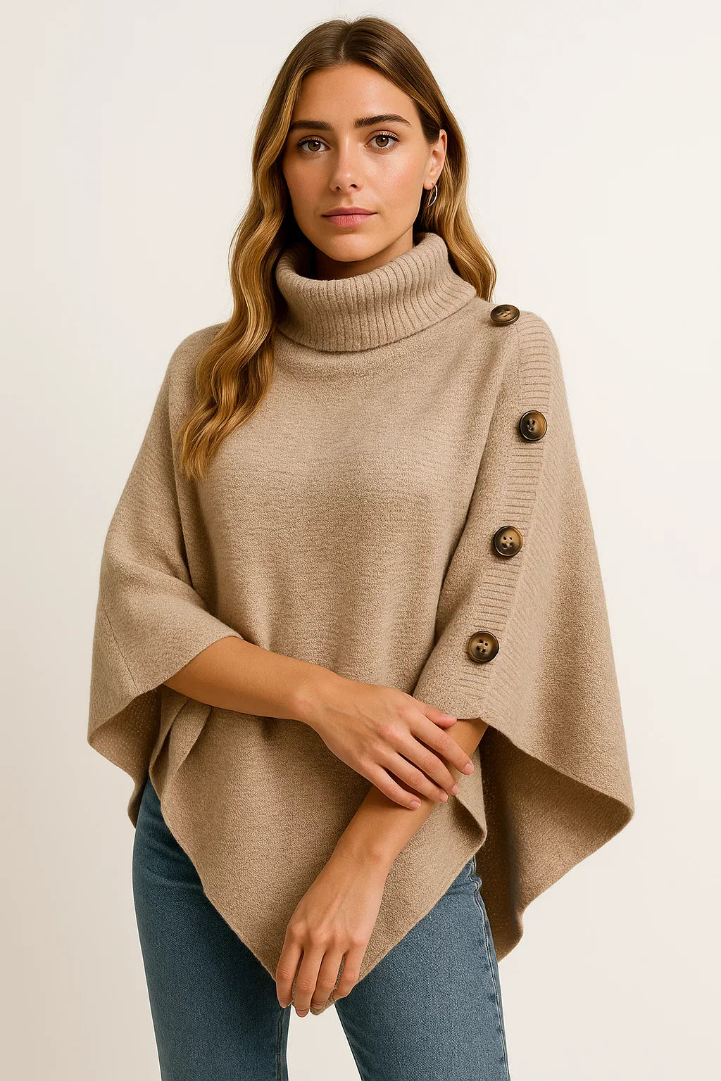 Damenpullover Wolle Bequem Elegant Passform