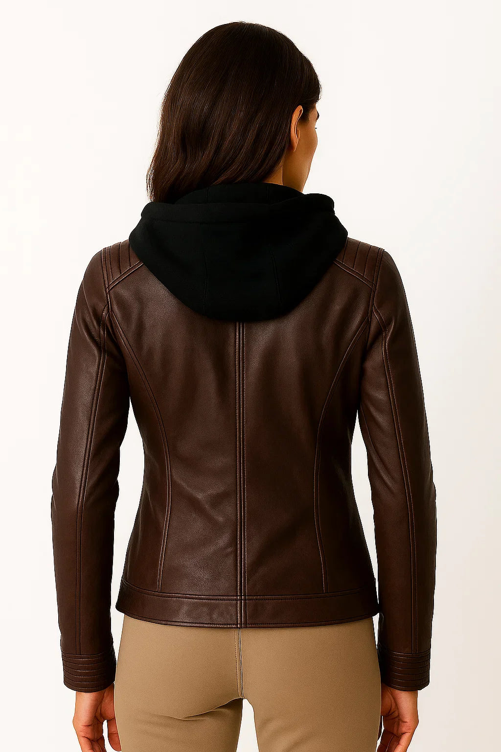 Damen Hoodie Schwarz Weicher Reißverschluss Asymmetrisches Design Moto-Stil Für Frauen