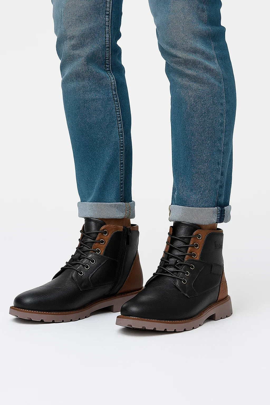 Elegante Herren Dress Boots aus PU-Leder mit Reißverschluss – Langlebige Freizeitschuhe