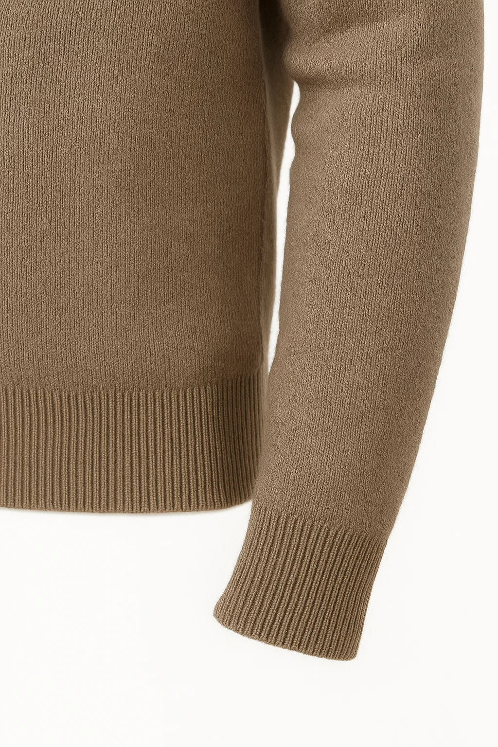 Herren Merinowolle Cardigan mit Kapuze – Dick gestrickte Jacke
