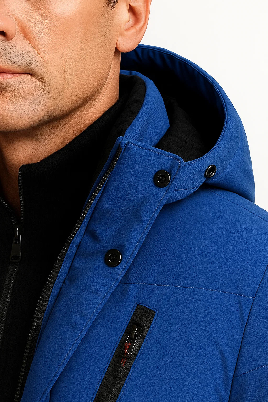 Herren Wasserdichte Winterjacke Hochwertiges Material Isolierte Pufferjacke