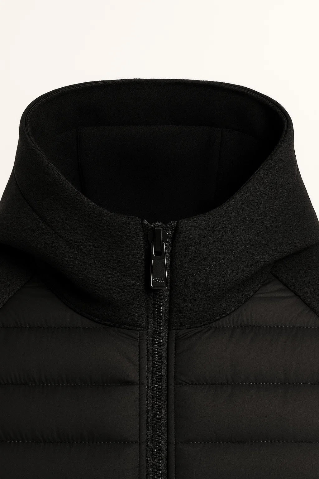 Herren Pufferjacke Daunen Kapuze Leichtgewicht Gestepptes Design