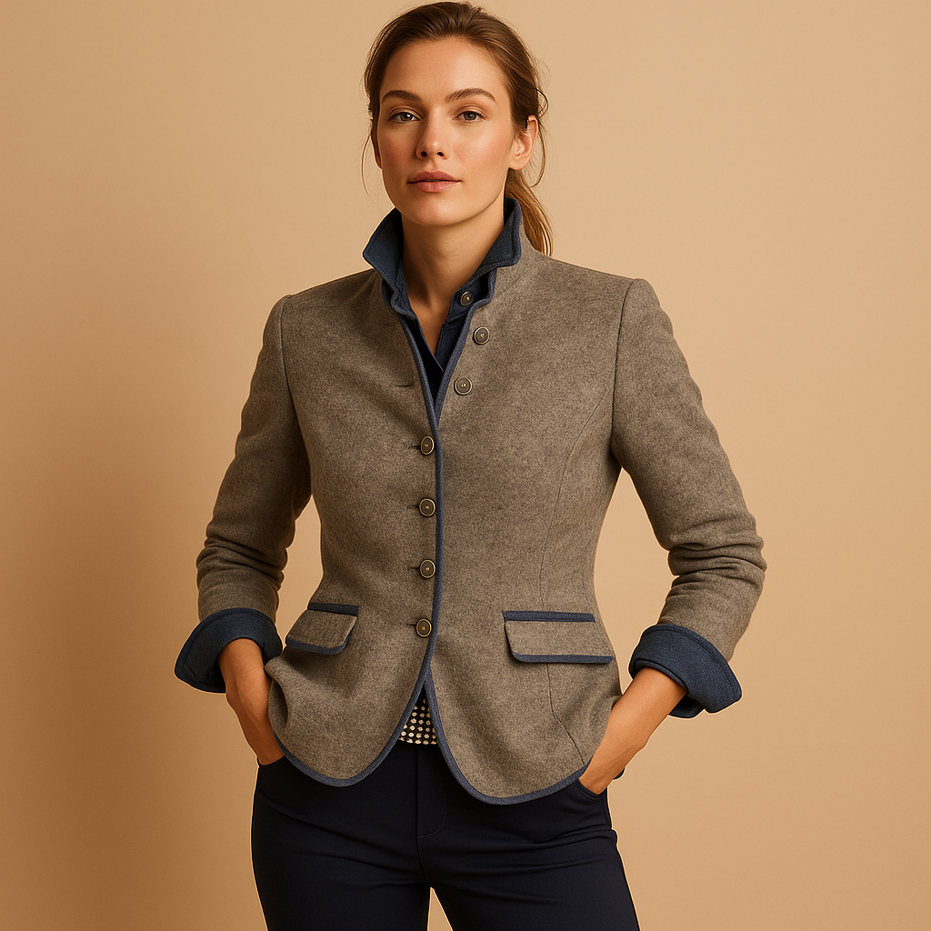 Taillierte Jacke mit Stretch für Damen | Isabelle