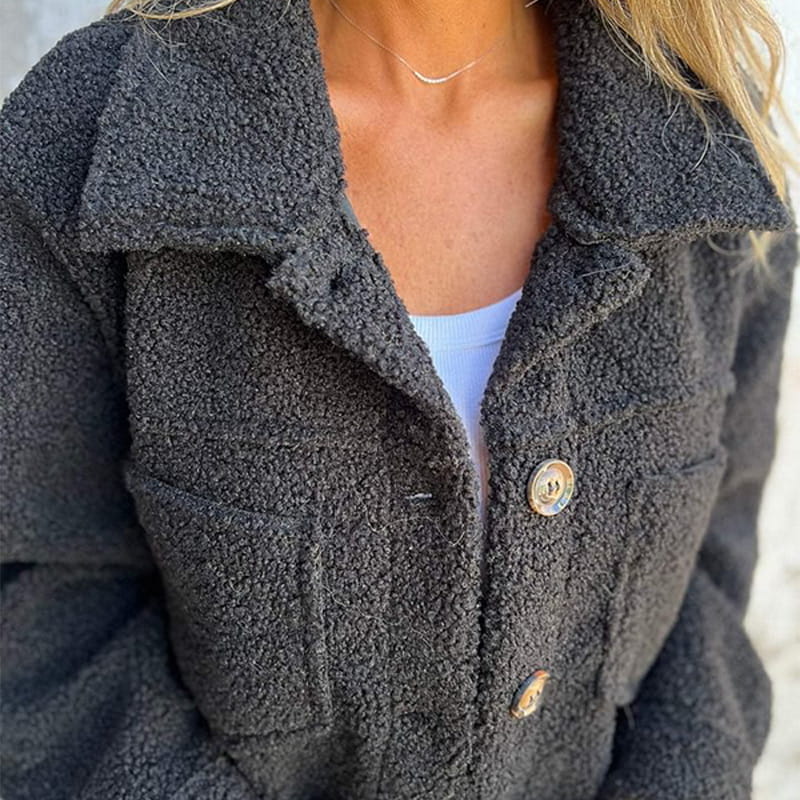 Annie | Modische Jacke aus weichem Stoff