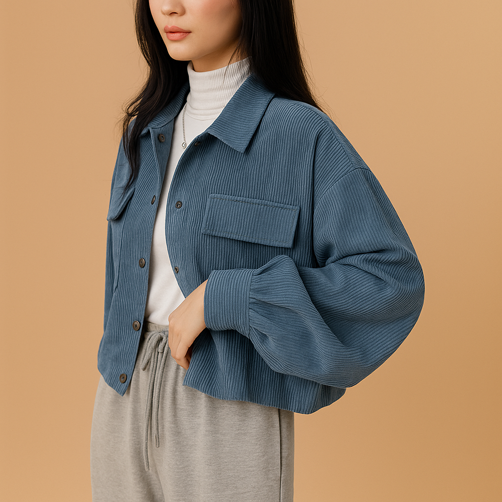 Leichte Cord-Jacke für Damen im Sommer | Jinte