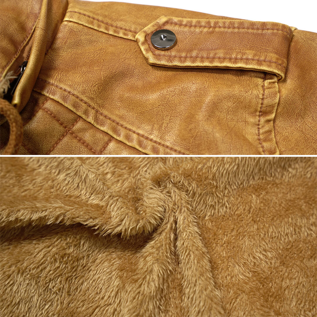 Luxus Lederjacke