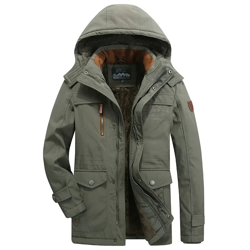 Stilvolle, gefütterte Winterjacke