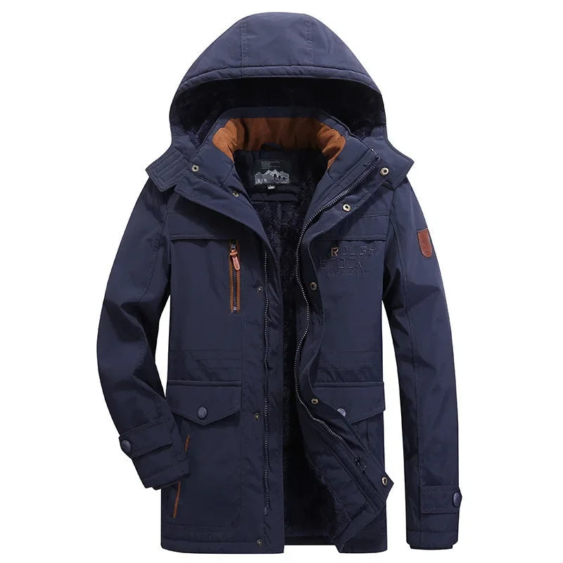 Stilvolle, gefütterte Winterjacke