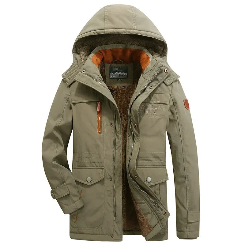 Stilvolle, gefütterte Winterjacke
