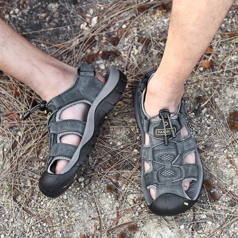 Herren High-Altitude Ortho Sandalen mit Fersenriemen - Grau