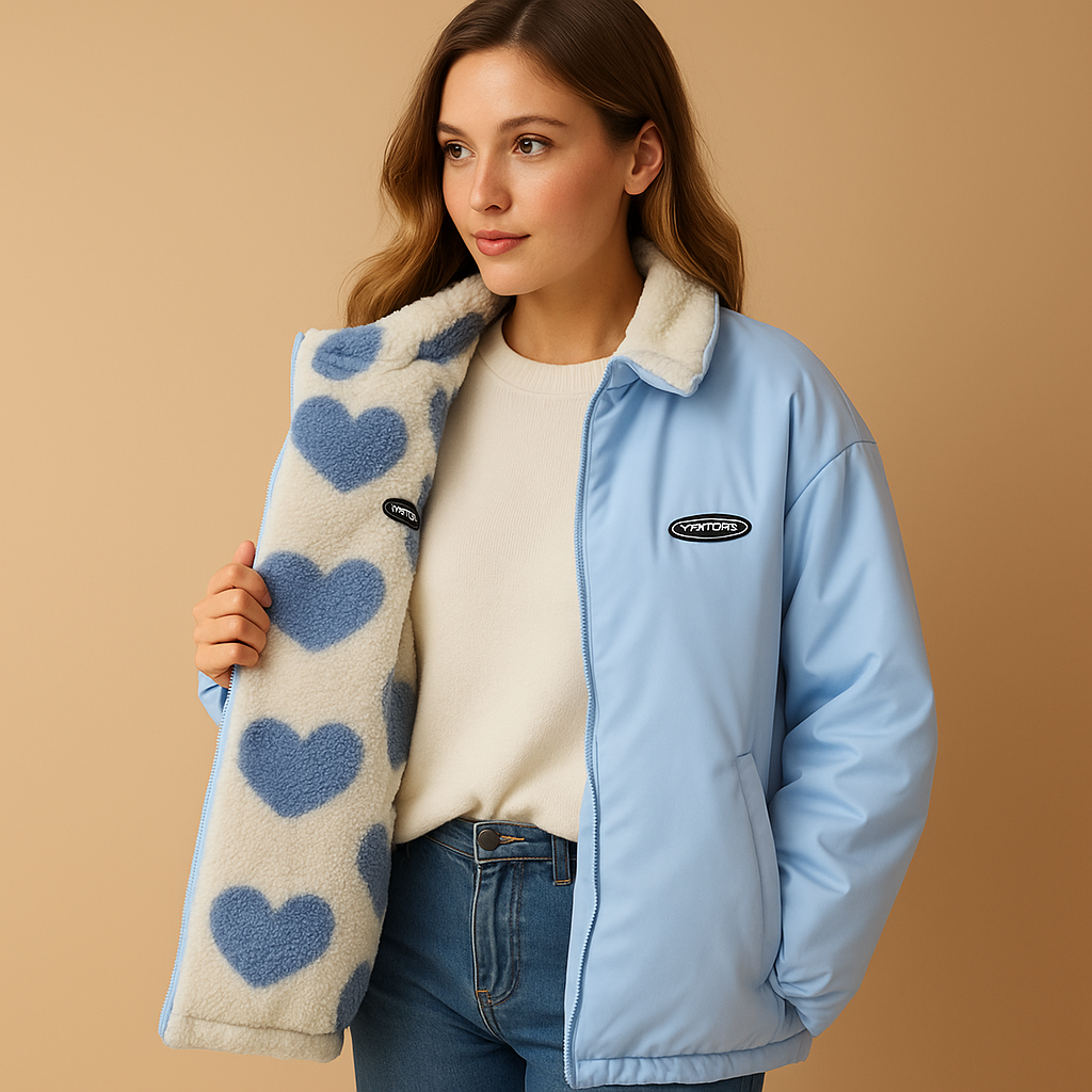 Umkehrbare Winterjacke für Damen | Fenna