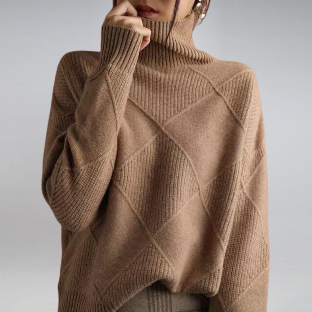 Adelle - Bequemer Rollkragenpullover