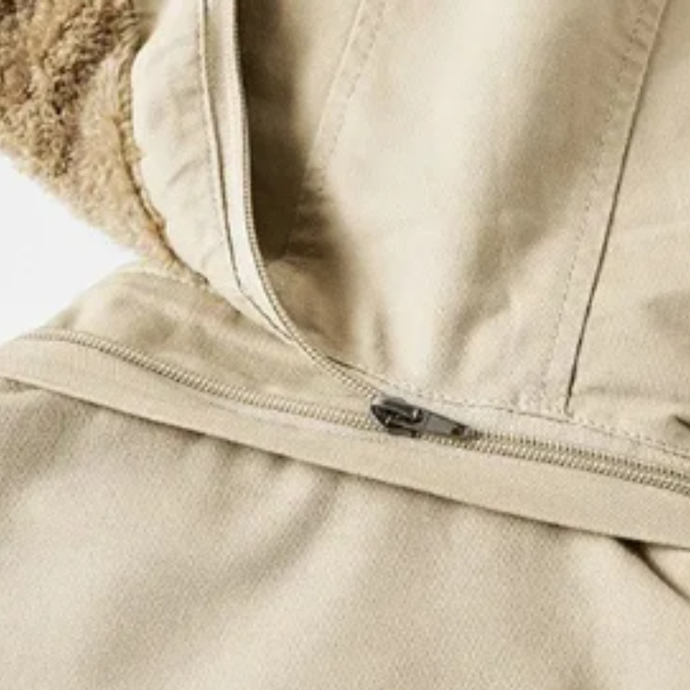 Stilvolle, gefütterte Premium-Winterjacke