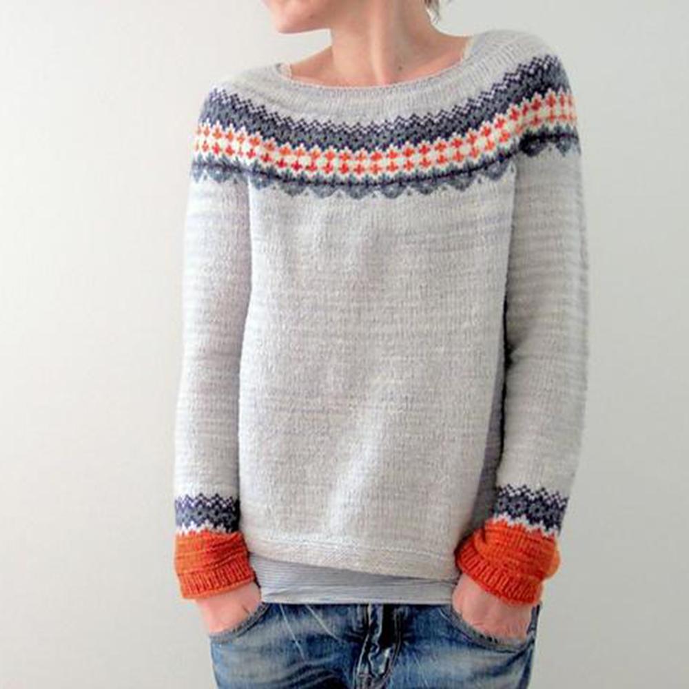 Eugenia | Gemütlicher Nordischer Strickpullover