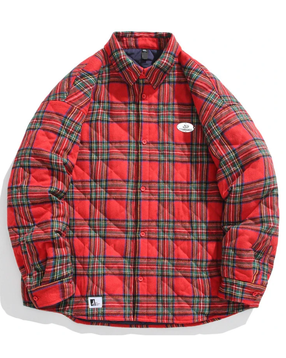 Retro Baumwoll-Steppjacke