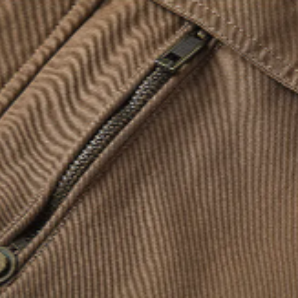 Stilvolle winddichte Winterjacke