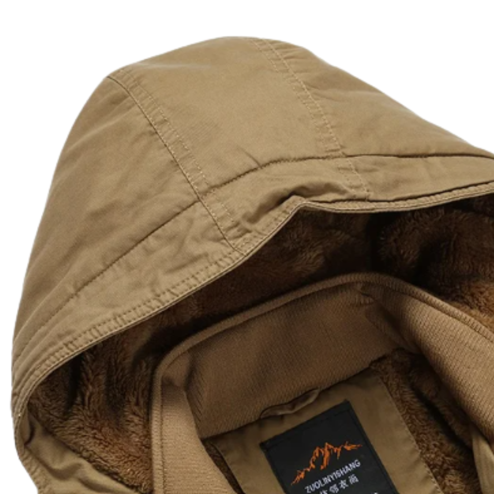 Stilvolle, gefütterte Baumwollwinterjacke