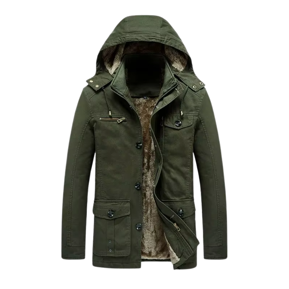 Stilvolle, gefütterte Premium-Winterjacke