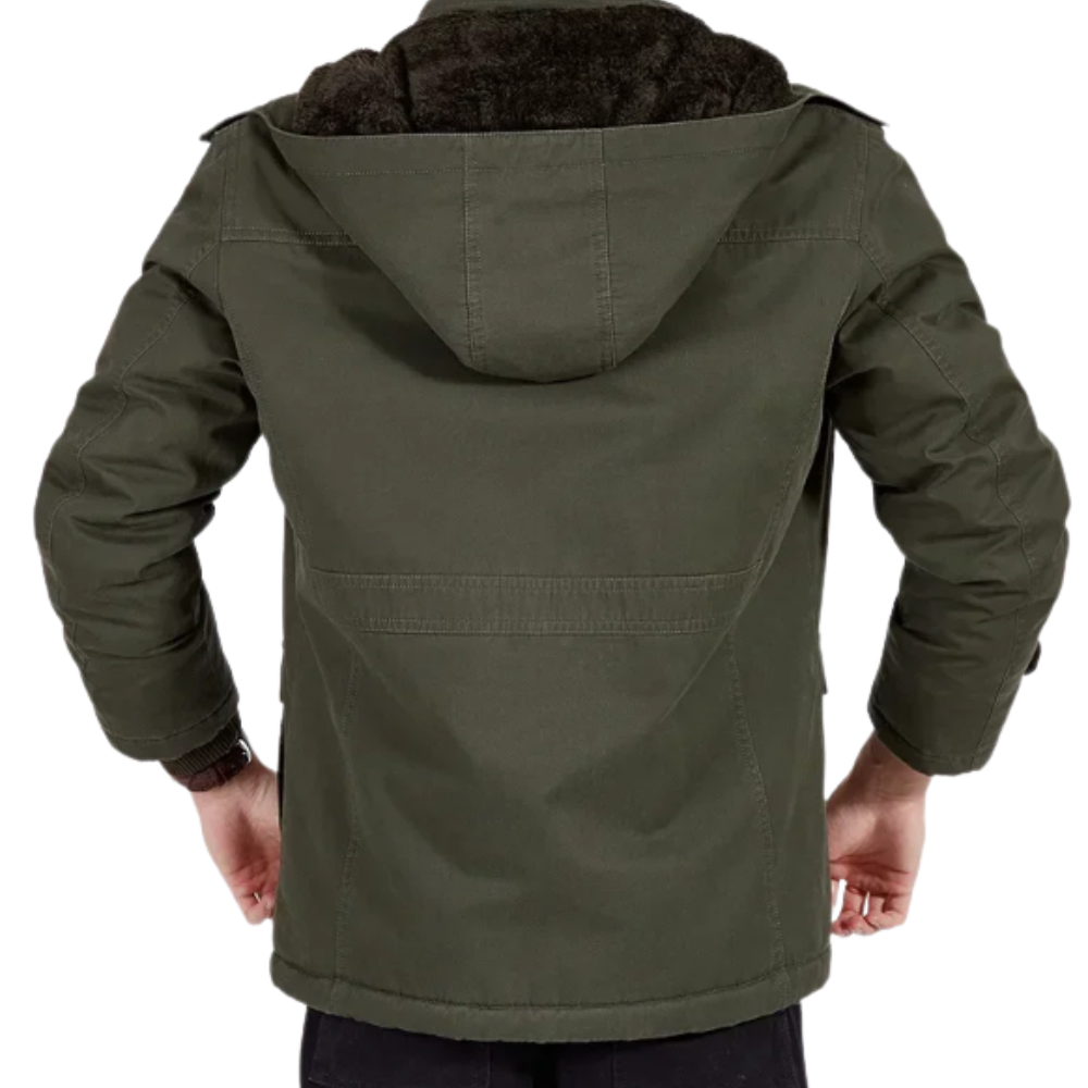 Stilvolle, gefütterte Bomberjacke