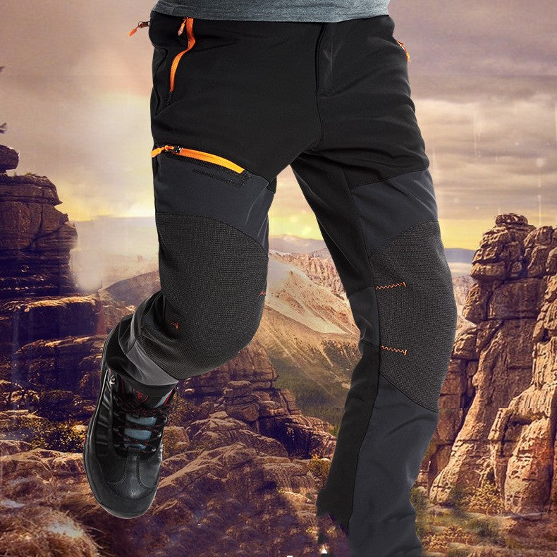 Outdoor-Hose mit Fleecefutter, warm, wasserdicht, winddicht und atmungsaktiv (Unisex)