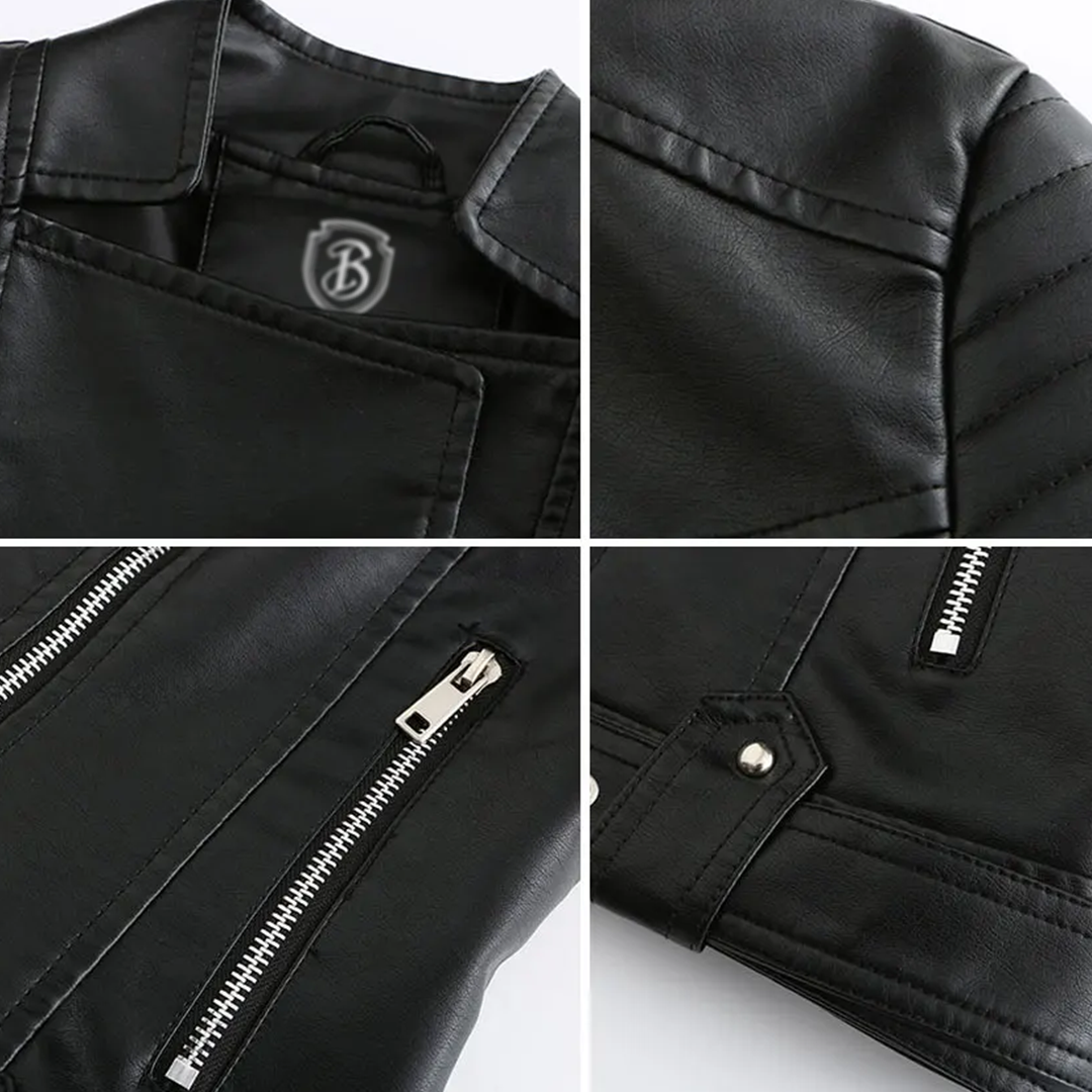 Lyric® handgefertigte italienische Lederjacke