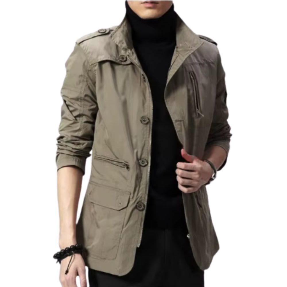 Stilvolle winddichte Jacke