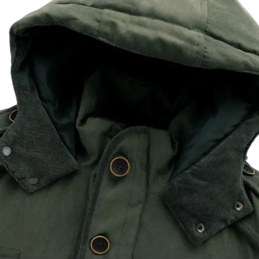 Stilvolle, gefütterte Outdoorjacke