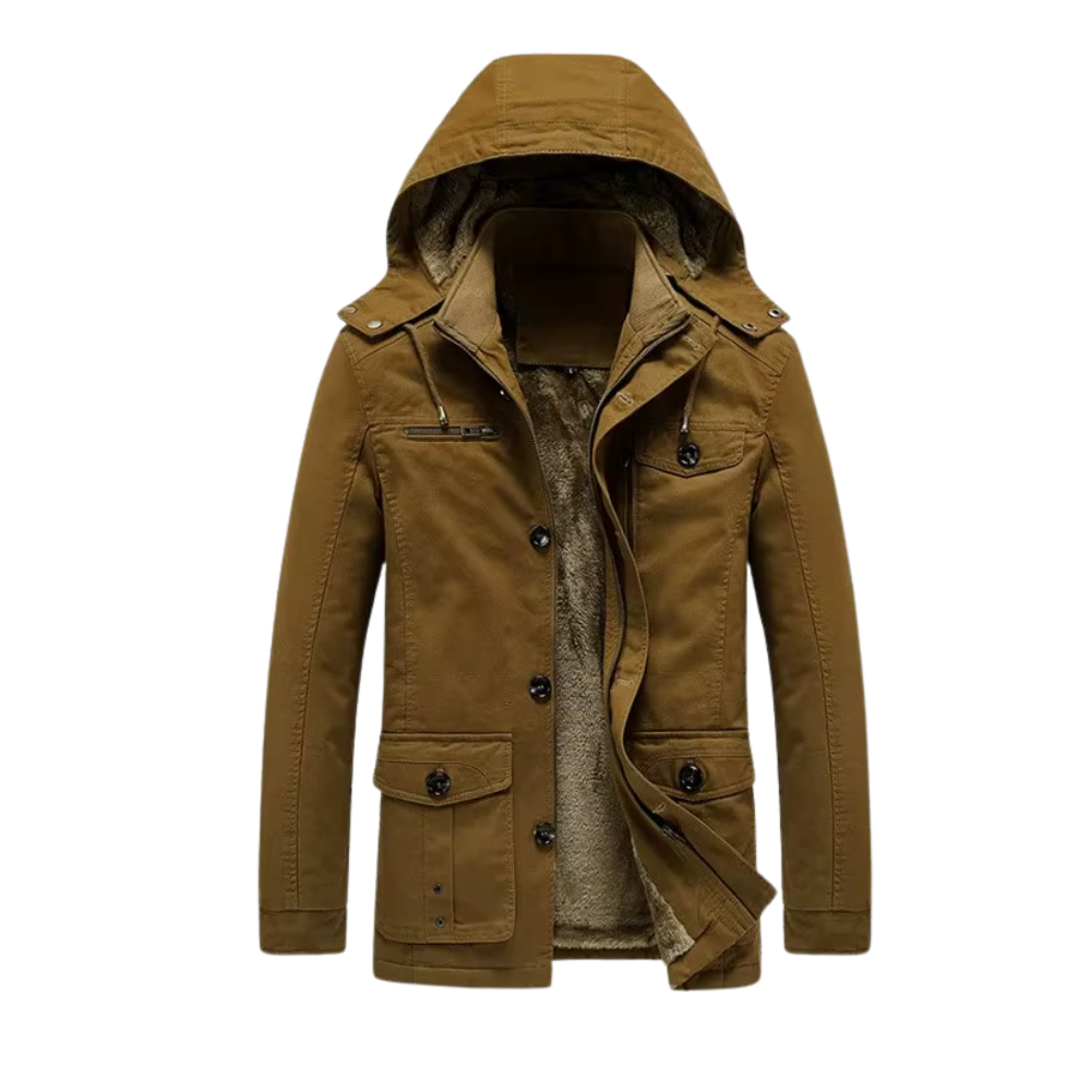 Stilvolle, gefütterte Premium-Winterjacke