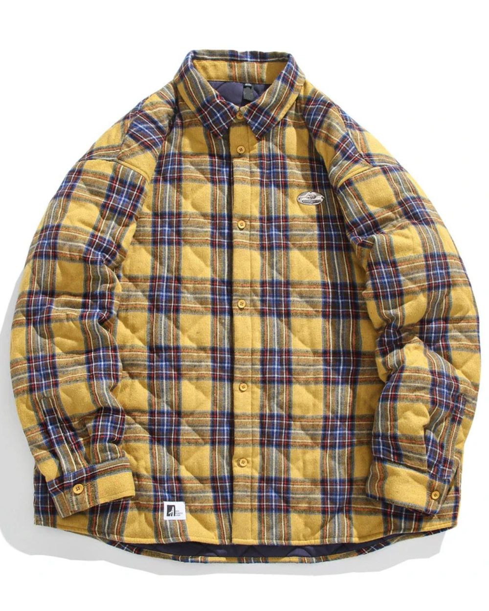 Retro Baumwoll-Steppjacke