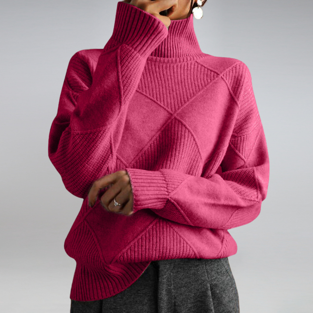 Adelle - Bequemer Rollkragenpullover