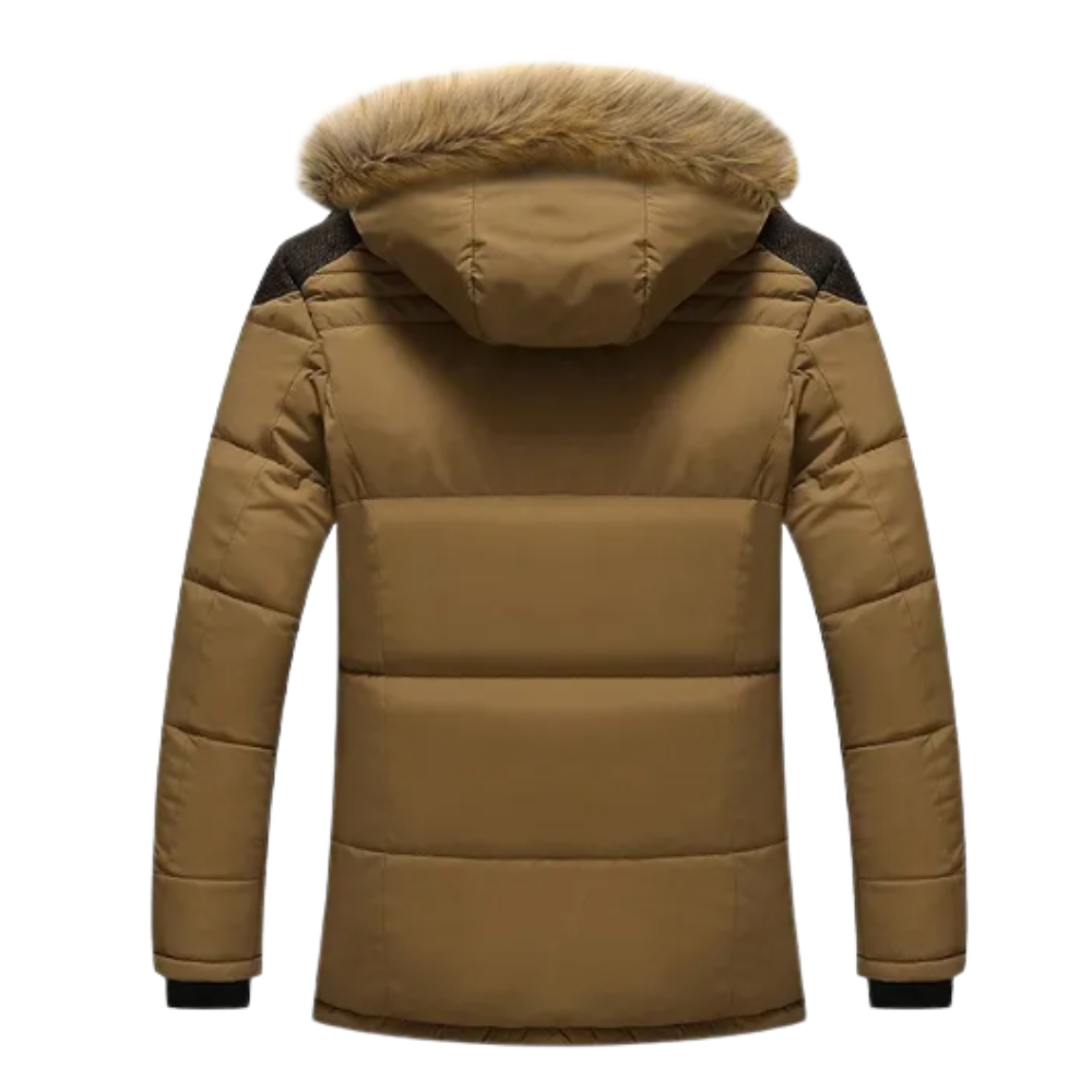 Stilvolle, gefütterte Fleece-Winterjacke