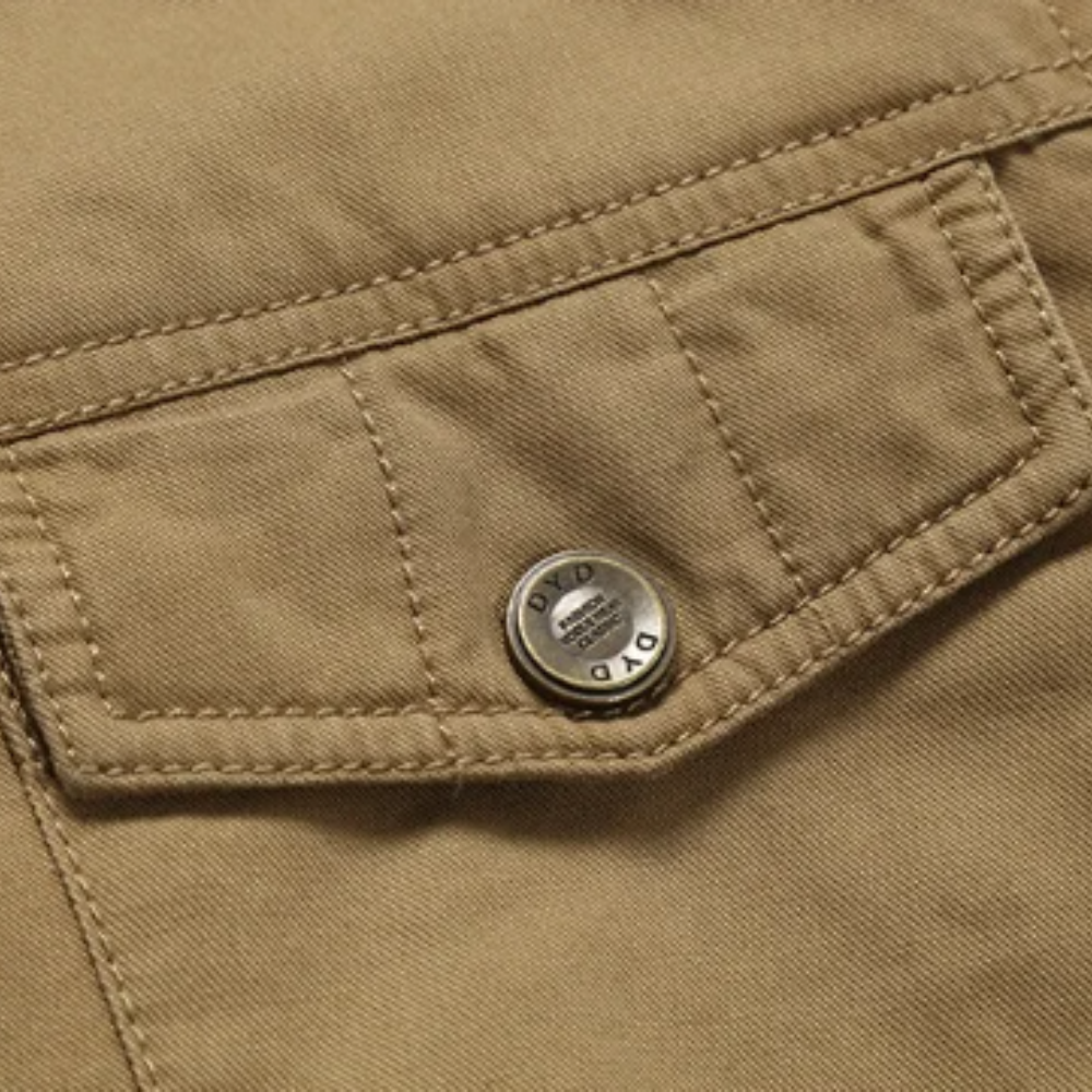 Stilvolle, gefütterte Baumwollwinterjacke