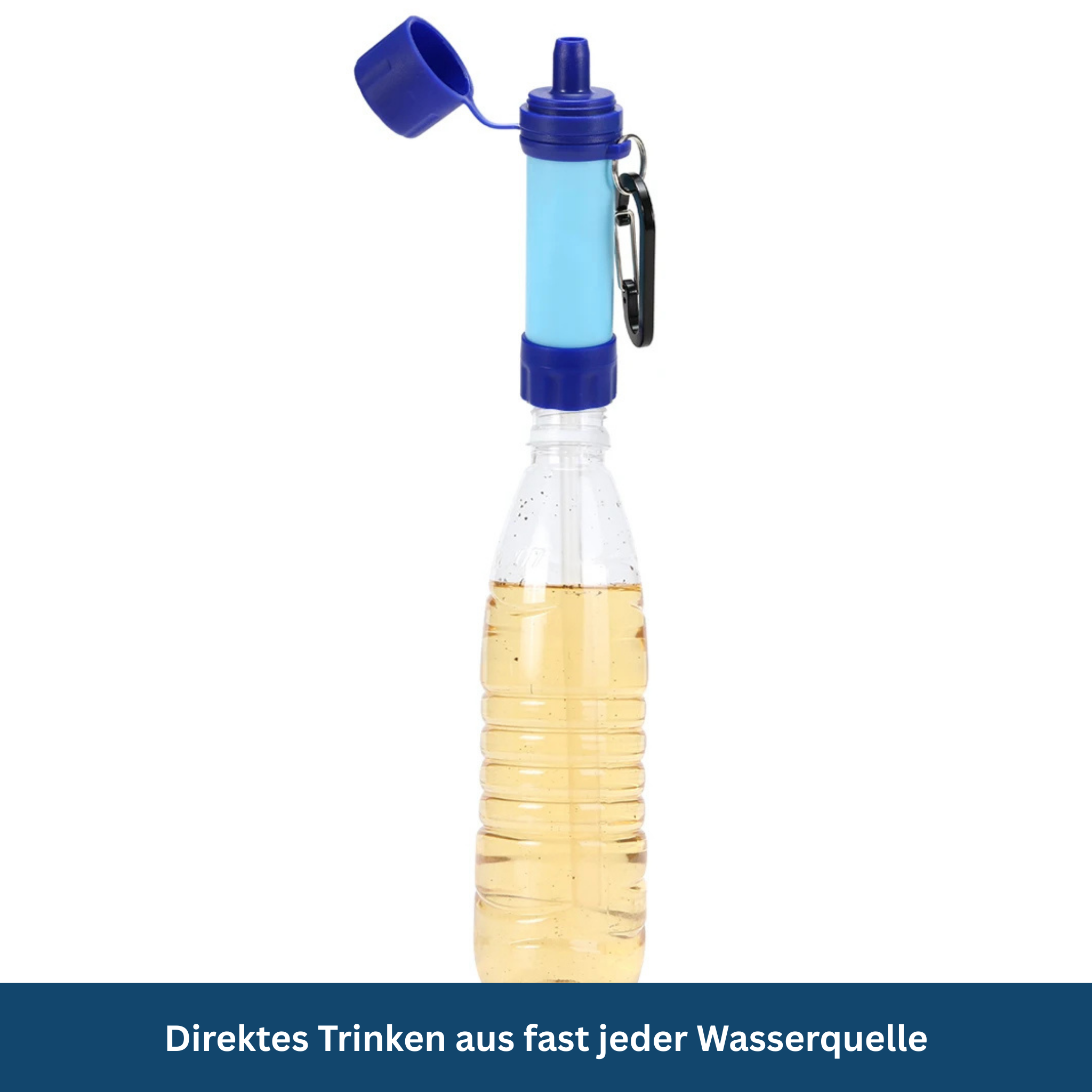 HydroShield Strohhalmfilter – Reines Wasser jederzeit