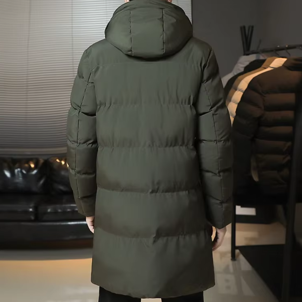 Stilvolle Lange Winterjacke